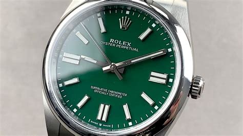 oyster perpetual green face